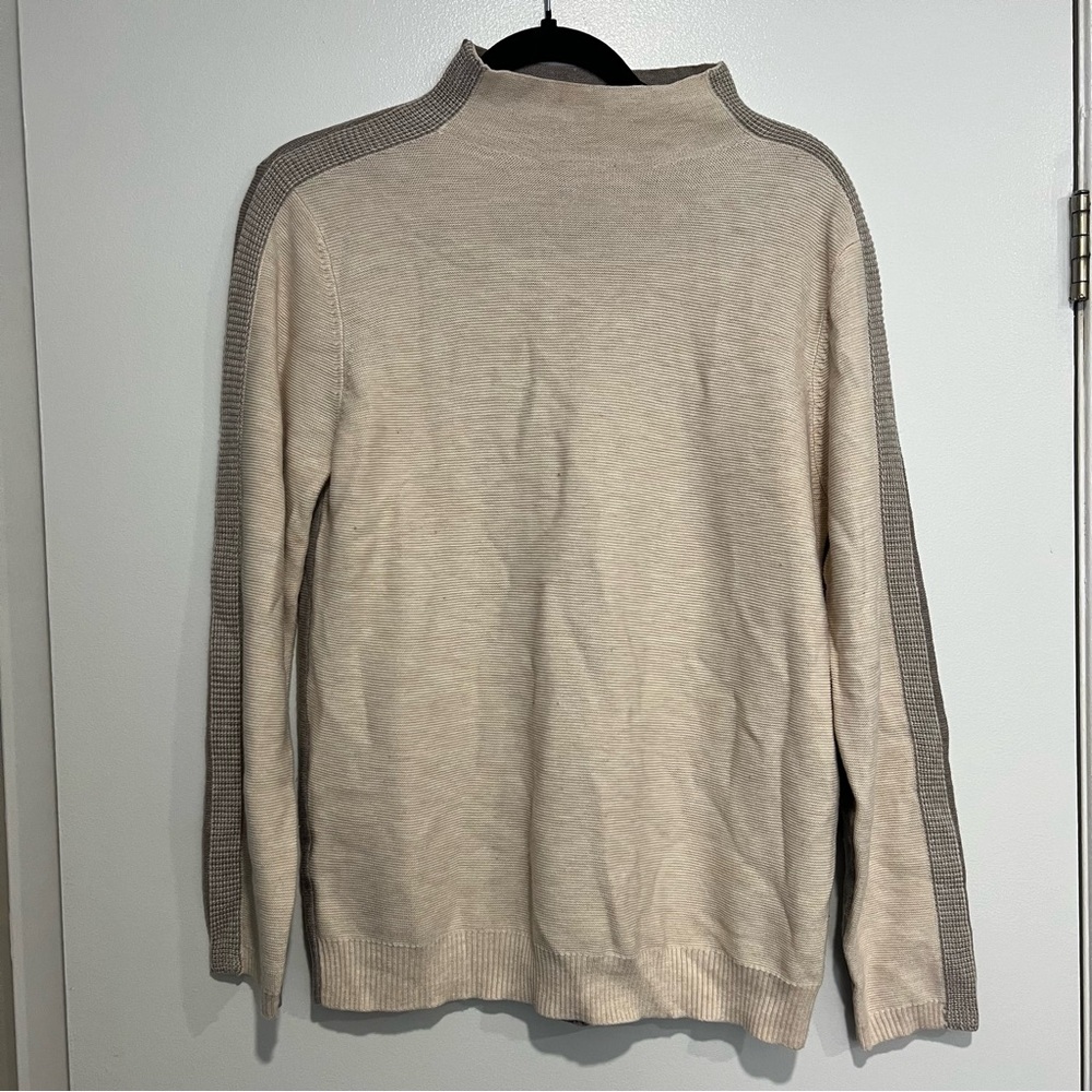 Peruzzi High Quality Italian Knit - Beige Front, Mauve back Size 6 - LIKE NEW